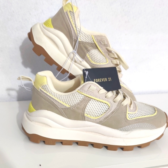 Forever 21 Sneakers Colorblock Platform Sneakers  Size 8 - Picture 4 of 9